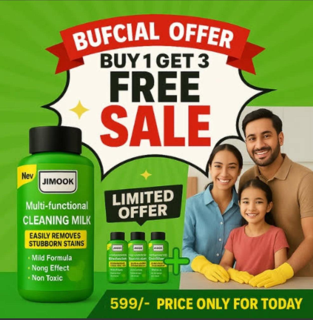 Multifunctional Cleaner - Pack of 4 ( 100 ml )