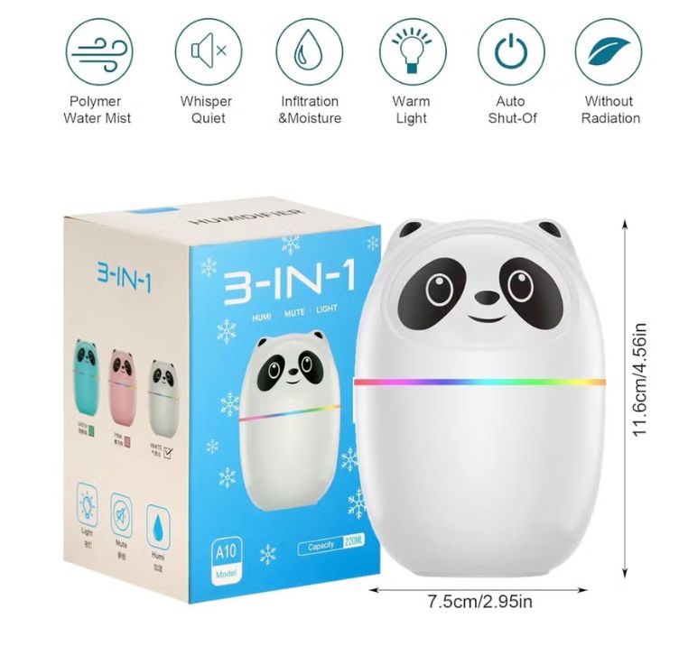 Cool mist panda humidifier